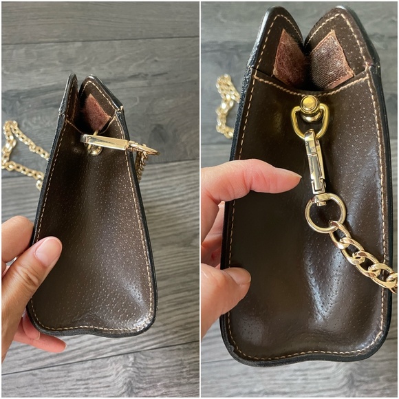 Authentic GUCCI GG Web Sherry Crossbody Bag Purse - Picture 3 of 9